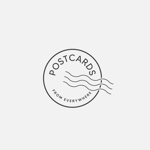 Postcards from Everywhere Logo Design by Taslima Karim