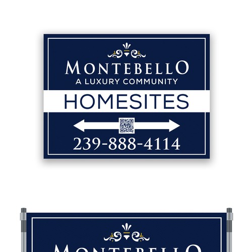 Upscale and Sophisticated New Homes for Sale - Signage Design by GraphicVersa