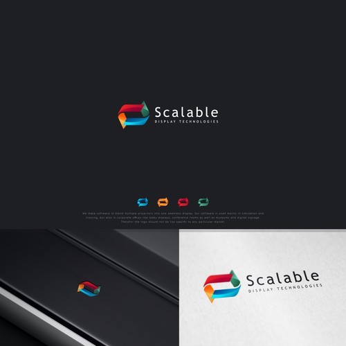 Create a modern and sleek logo for Scalable Display Technologies Design by KisaDesign