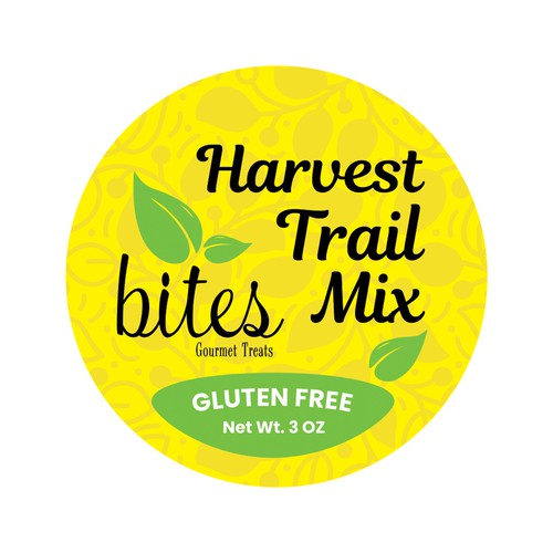 Design a Food Label for Harvest Trail Mix (logo and dieline files included)-ontwerp door Mrs Design ♥