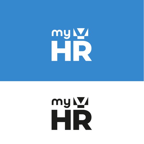 Create an awesome logo for myHR, the #1 HR Software in Luxembourg ! Design by M.I.Thomson