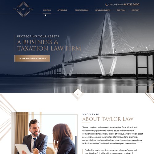 Taylow.Law Website and Software Platform Design by pb⚡️