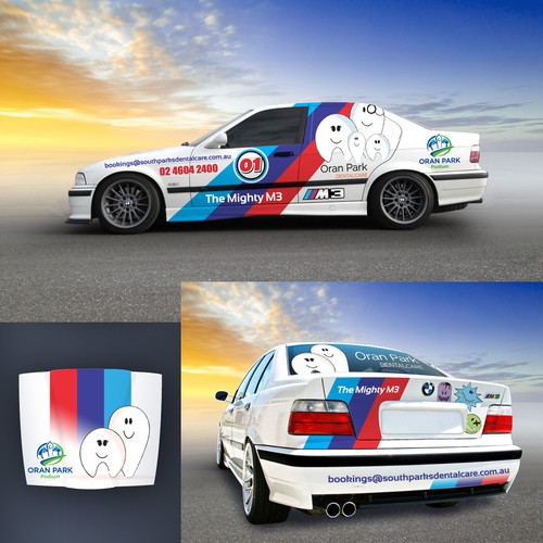 BMW M3 Racing Car Design Design by RasterGraphics