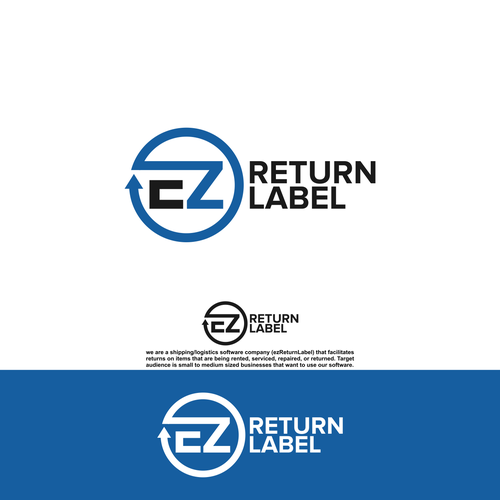 software company logo for ezRetunLabel Design by Rima Ayunda