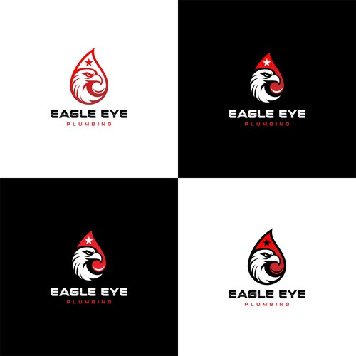 Eye catching and very marketable logo for plumbing company. The company name is Eagle Eye Plumbing Design by kerman