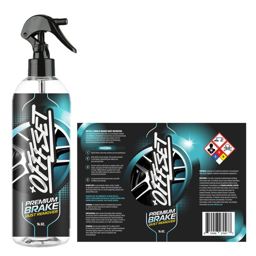 Awesome Label Design for a PREMIUM Car Wheel Cleaner Design by Balad_Studio™