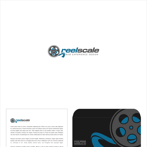 Create logo for video startup! modern film reel design.