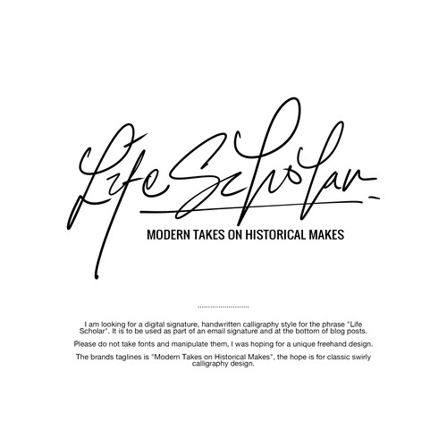 Design Digital handwritten signature di kngjrmy