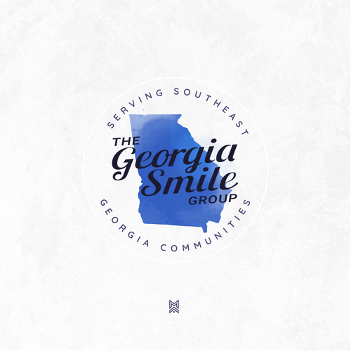 Classy logo for growing dental group in Southeast Georgia Design by Makeshift.Art