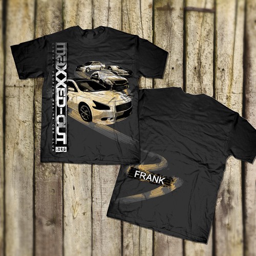 T-shirt design for car club (LOGO PROVIDED) Design réalisé par Mothrich