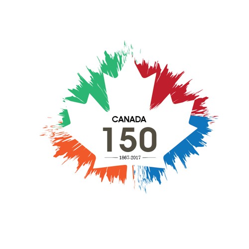 Community contest: Design Canada’s 150th birthday logo! Design by Reedniew