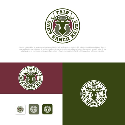 Ranch Hands logo rebrand Design by Danielle Curtis