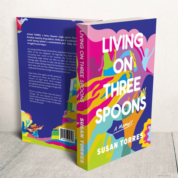 Abstract Pop Book Cover design