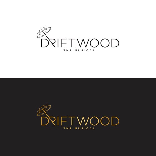 Design the Title Treatment/Hero Image  for new Musical DRIFTWOOD Réalisé par Macroarto™