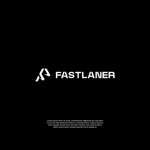 Logo + Brand for Fastlaner™ Design by Basit Khatri