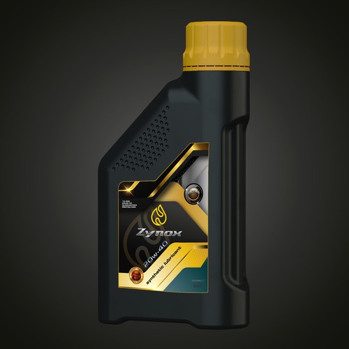 auto lubricant label design | strong , modern and powerful Design by Windmill Designer™