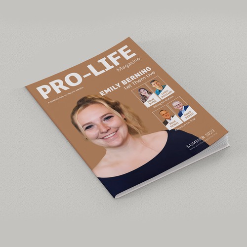 Magazine Cover for Pro-Life Non-Profit Réalisé par Giosanio