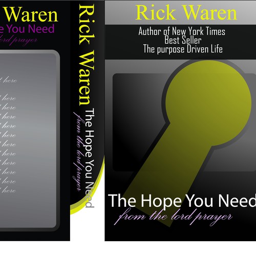 Design Rick Warren's New Book Cover Diseño de warung