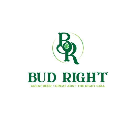 Bud Right.  The great new American Beer for good ol' fashioned American beer drinkers. Design by websmartusa