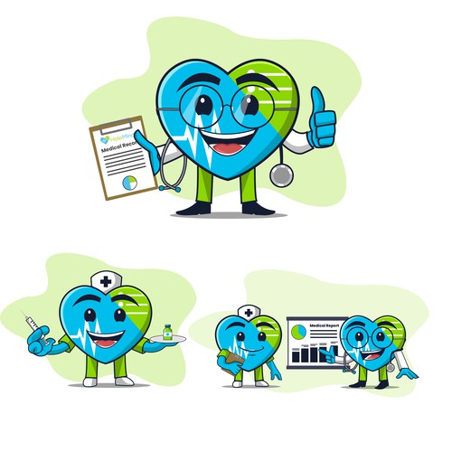 Mascot Design Contest for a EMR software Design by Artist86