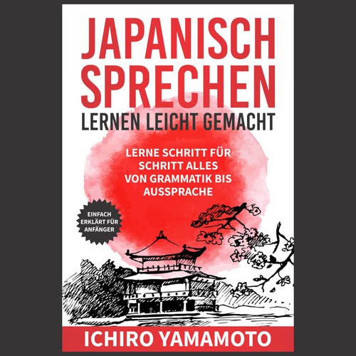 Design Book Cover: Learning to speak Japanese por kmohan