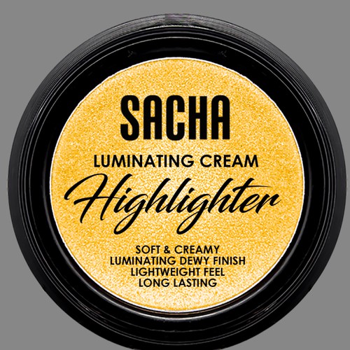 Sacha Luminating Cream Highlighter Design by ogiedesign™