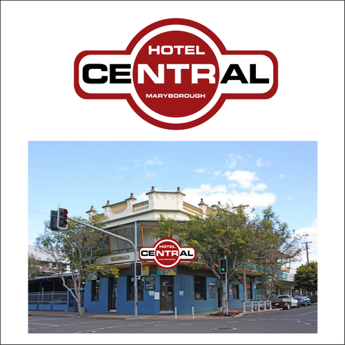 Logo for Hotel Central Design by Antastic