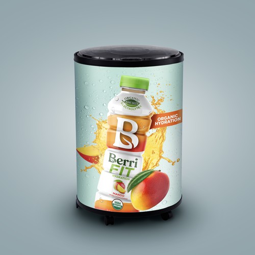 Branded Beverage Cooler Design by sougatacreative