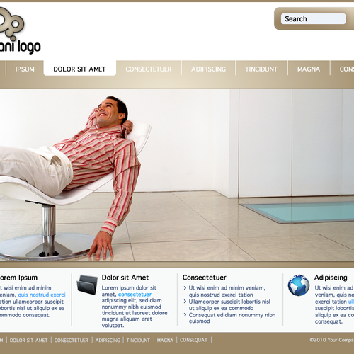 1-3 Page Website Template Design von Neolist