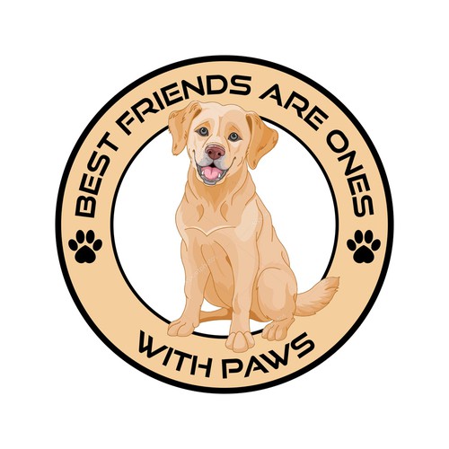 Design an amazing sticker for passionate dog owners and dog lovers Design by Xnine