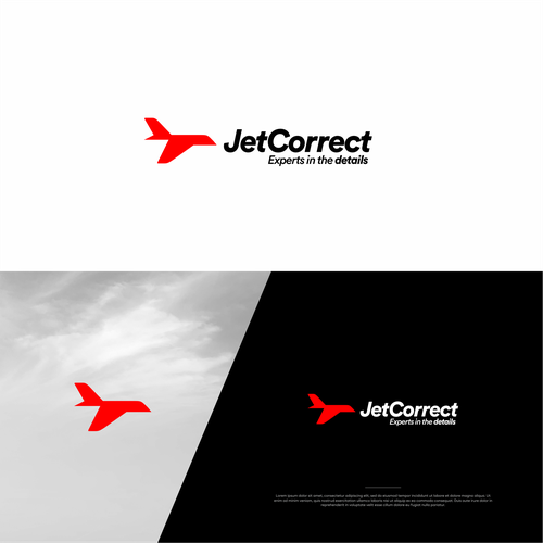 Jet Correct - Identity/Logo for Aviation Detailing Company - Unique Designs Apply! Design by adwar std.