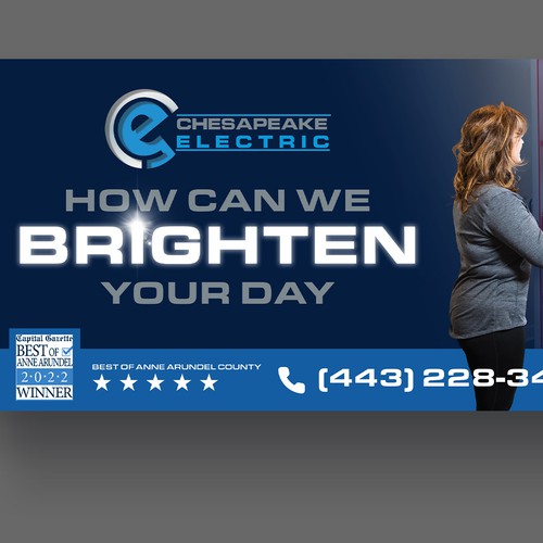 Chesapeake Electric Billboard Design by M A D H A N