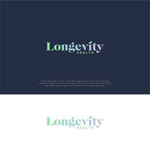 Longevity Health Logo - Live Longer and Better Design by GengRaharjo