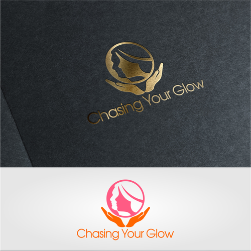 Logo for Glowing Skin and Confidence- glow from within. NO FLOWERS/LOTUS Design by Sri_widya_designs