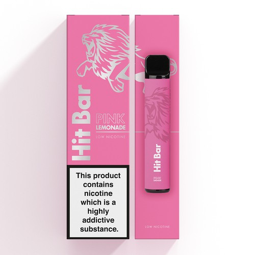 Vape Box in the style of Sugar Free Red Bull Design by ibrhmglbs