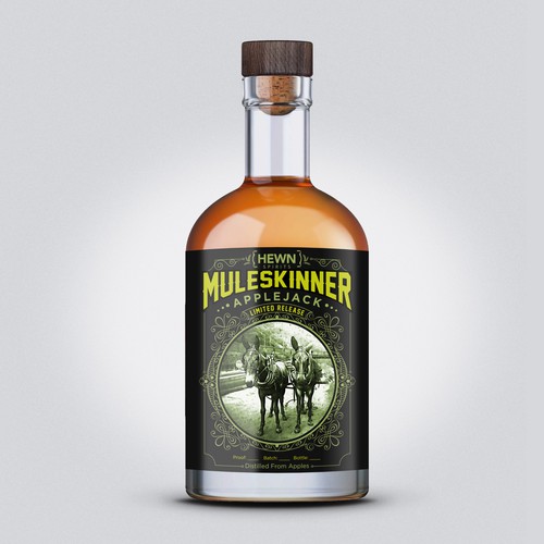 Design a Applejack Whiskey Label for my distillery Design by metaXsu