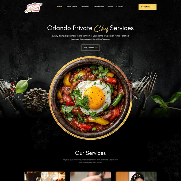 Restaurant Webpage Designing