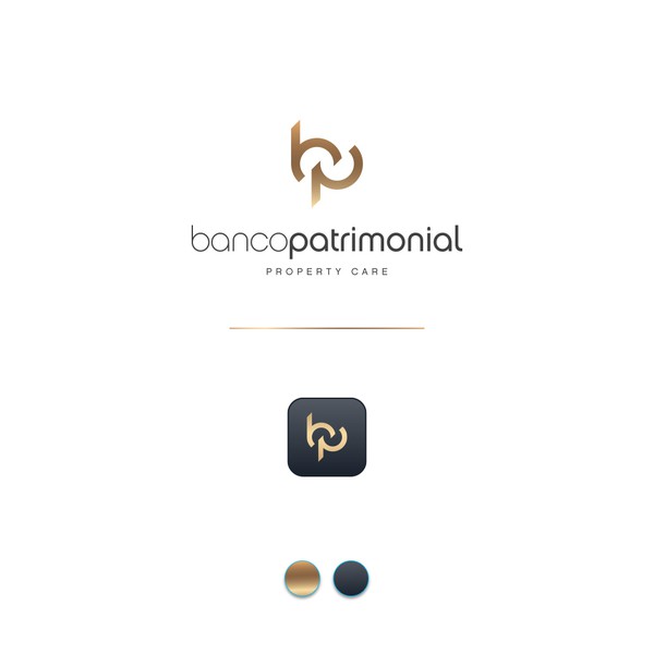 Design by Selak studio titled "Banco Patrimonial"