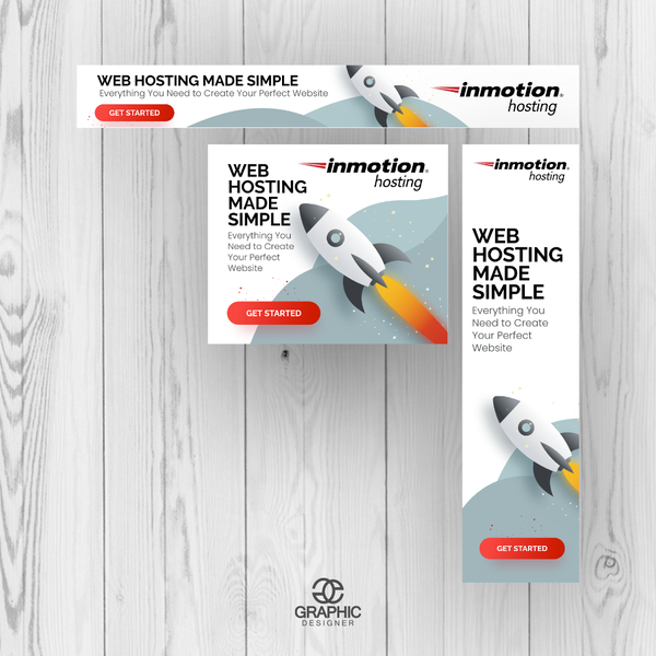 Design by Rehsouna titled "inmotion hosting"