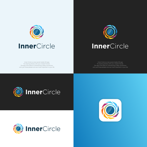 Inner Circle: a photo sharing app for just your closest friends Design by Kabul™
