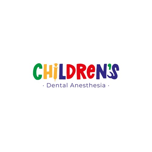 Children’s dental anesthesia company logo Design by +vectorsm