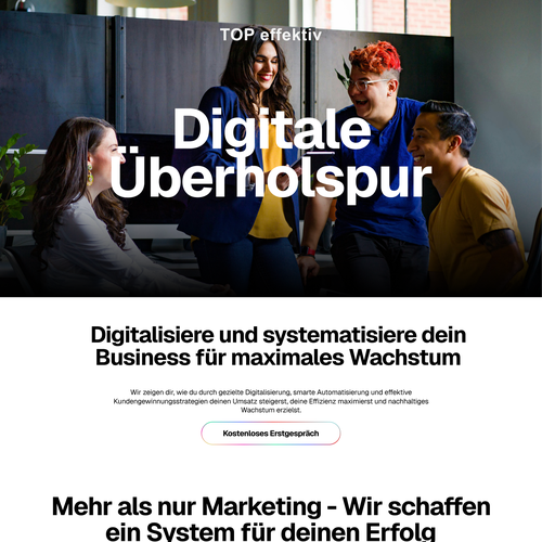 Diseño de Landing Page propuesta en el concurso por +Positive Ca$h