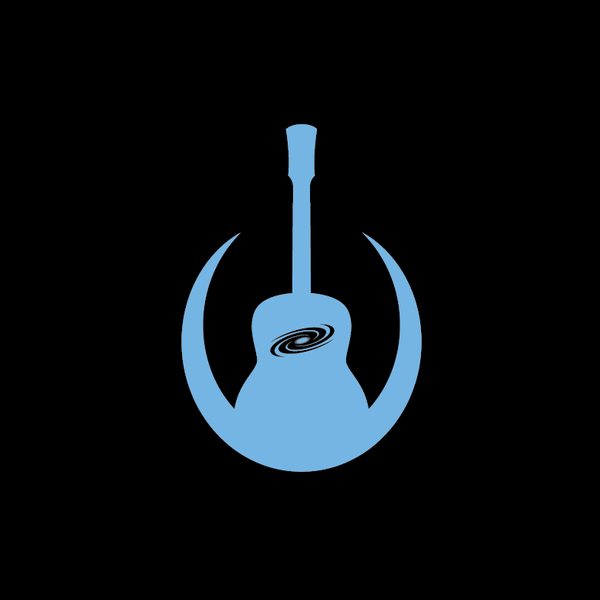 Flat logo concept for a custom guitar maker.