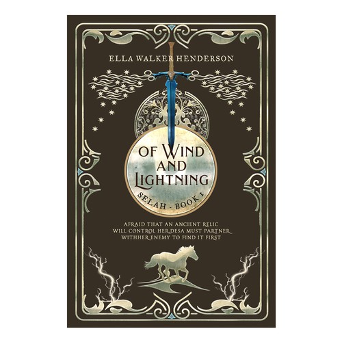 Fantasy book cover design Design by dienel96