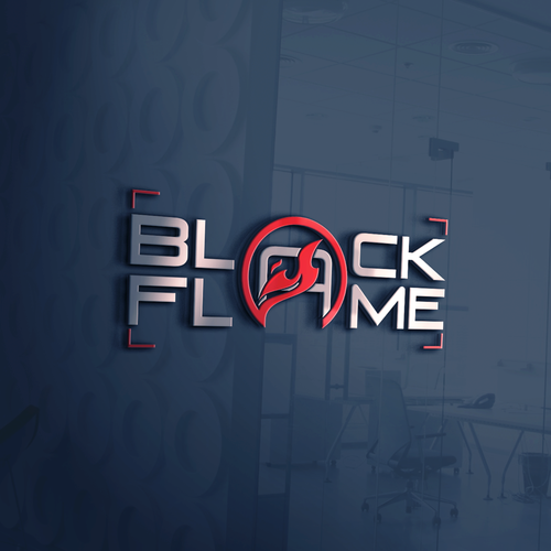 Cool, masculine Logo for company name „Black Flame” Design by Logologic™