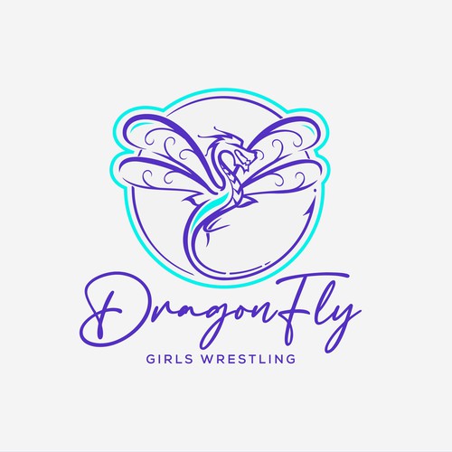 DragonFly Girls Only Wrestling Program! Help us grow girls wrestling!!! Design von Parbati