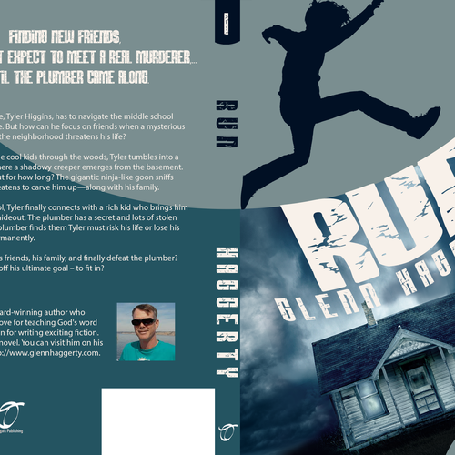 Create an awesome book cover for a middle-grade boys adventure story, Run! Design by RoseannaWhiteDesigns
