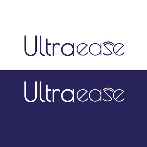 Ultra Ease Logo signalizing relief and ease Design by Poversky