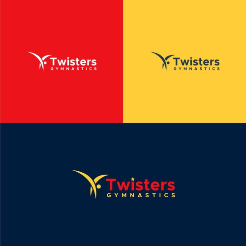 Twister Gymnastics Logo Rebrand - Modern, Exciting, Clean Logo Update for Kids Gymnastics Facility Design by ekhodgm