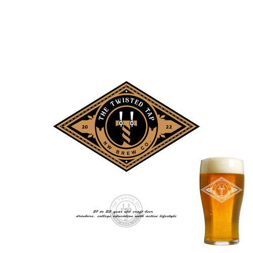 Tap house logo rebrand Diseño de Baslone